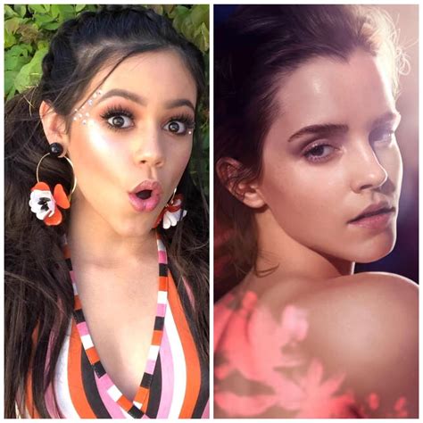 Emma watson and Jenna Ortega in Latex